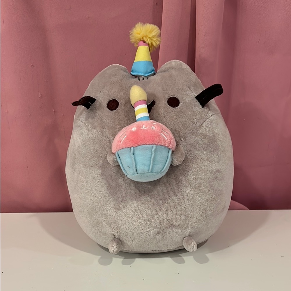 Pusheen Birthday Cupcake Plush